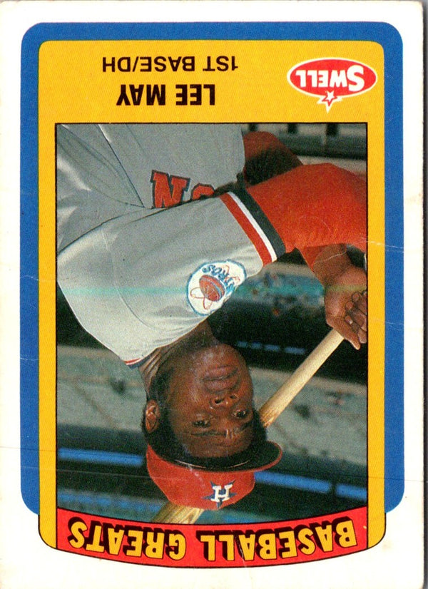1990 Swell Baseball Greats Lee May #67