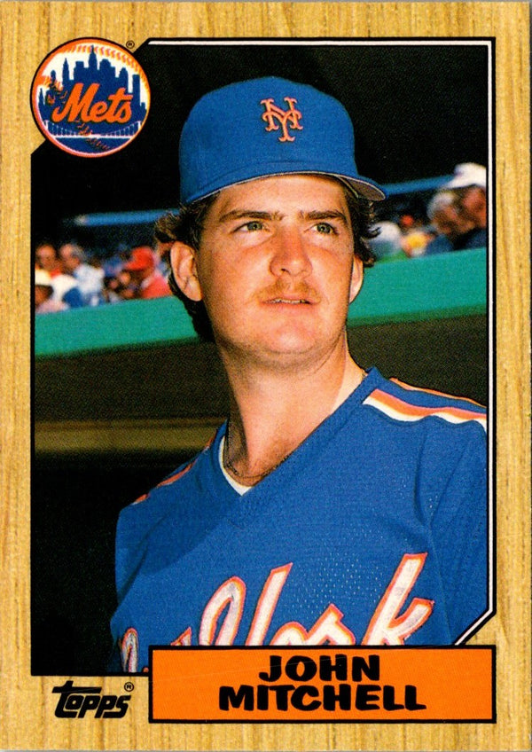 1987 Topps Traded John Mitchell #80T