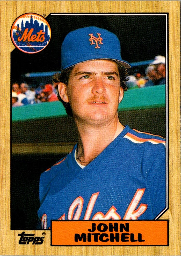 1987 Topps Traded John Mitchell