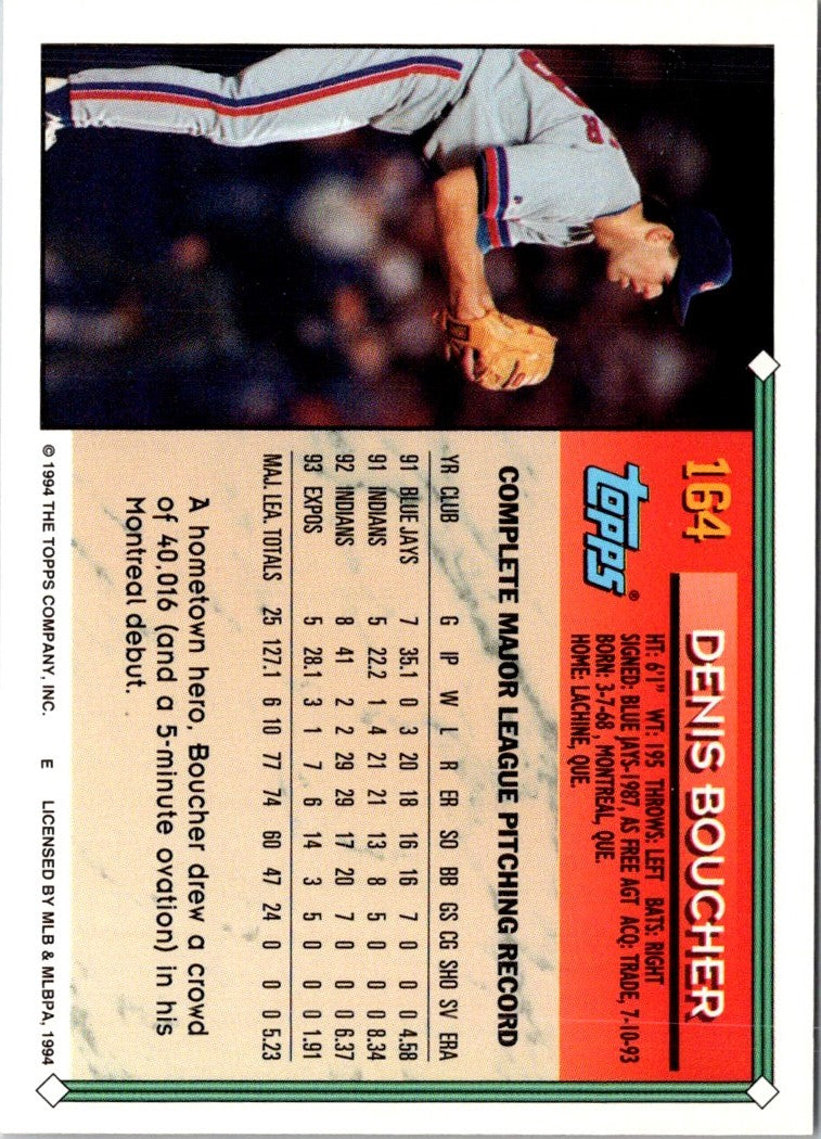 1994 Topps Denis Boucher