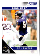 2011 Score Scorecard Todd Heap