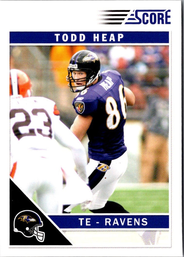 2011 Score Scorecard Todd Heap #29