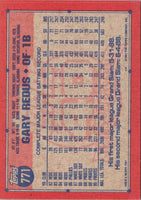 1991 Topps Gary Redus #771