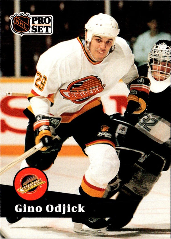 1991 Pro Set Gino Odjick #505