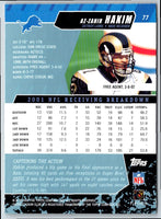 2002 Stadium Club Az-Zahir Hakim #77