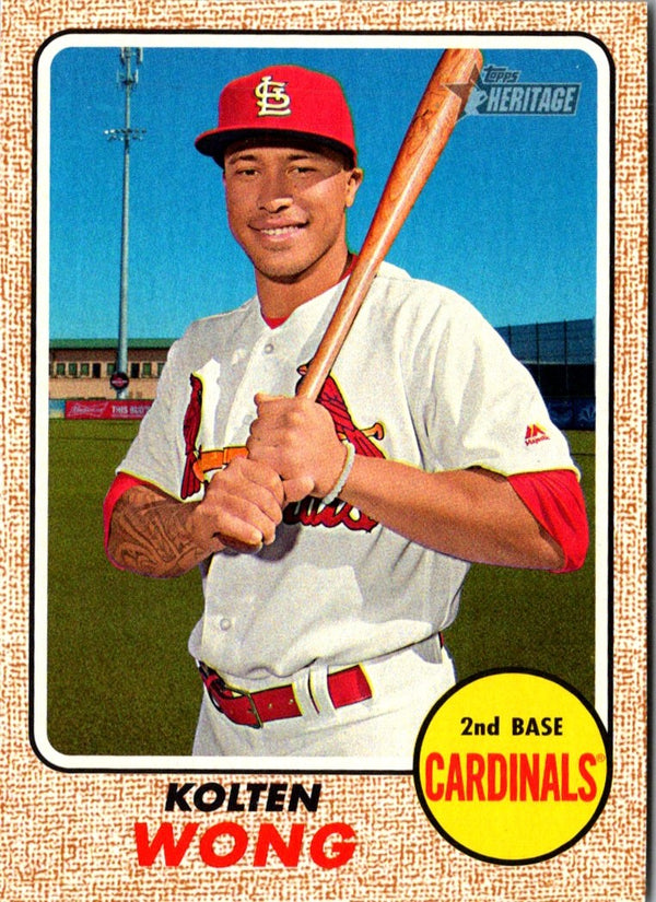 2017 Topps Heritage Kolten Wong #344