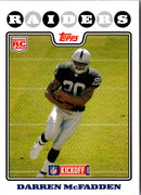 2008 Topps Kickoff Darren McFadden