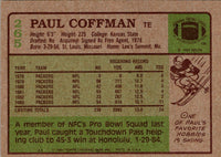 1985 Topps Paul Coffman #2