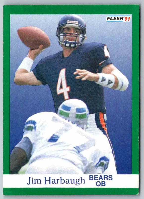 1991 Fleer Ultra Jim Harbaugh #220