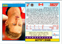 1991 Score Canadian English Mike Lalor #469
