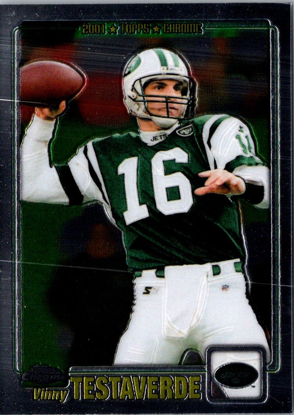 2001 Topps Chrome Vinny Testaverde #141