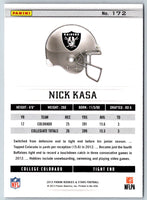 2013 Panini Rookies & Stars Longevity Parallel Nick Kasa #172