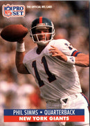 1991 Pro Set Phil Simms