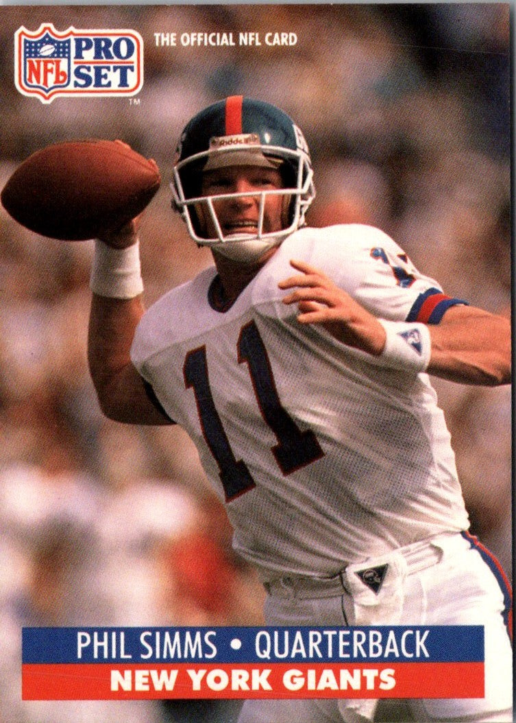 1991 Pro Set Phil Simms
