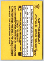 1987 Donruss The Rookies Casey Candaele #33