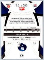 2009 Donruss Certified Mirror Blue Kevin Boss #83 052/100