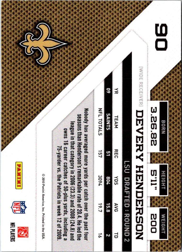 2010 Panini Devery Henderson