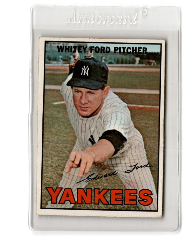 1967 Topps Whitey Ford #5 VG-EX