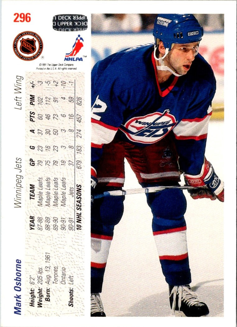 1991 Upper Deck Mark Osborne