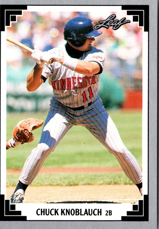1991 Leaf Chuck Knoblauch #396
