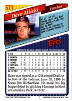 1993 Topps Dave Mlicki #571