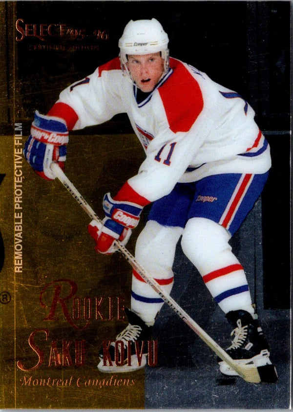 1995 Select Certified Saku Koivu #117