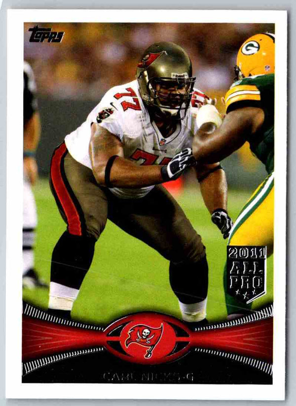 2011 Topps Football Carl Nicks #424