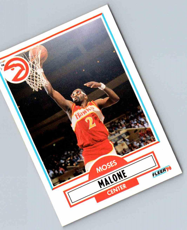 1990 Fleer Moses Malone #3