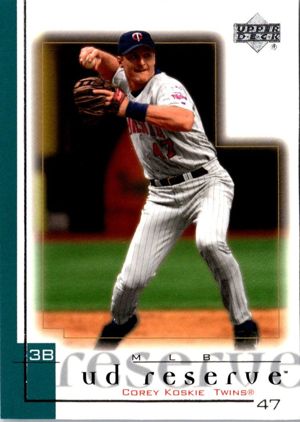 2001 UD Reserve Corey Koskie #68