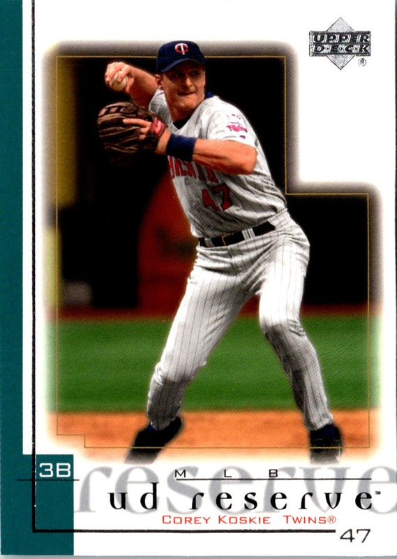 2001 UD Reserve Corey Koskie #68