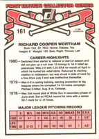 1981 Donruss Rich Wortham #161