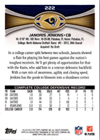 2012 Topps Janoris Jenkins #222 Rookie