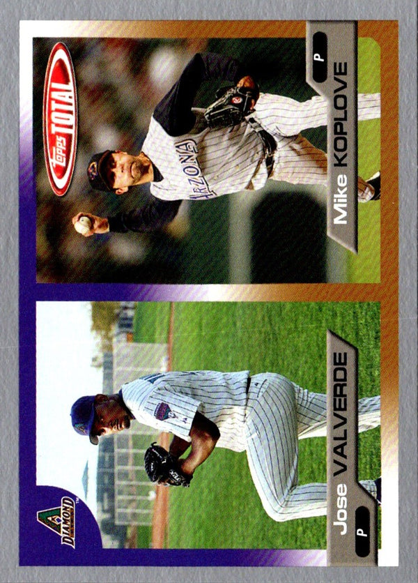 2004 Topps Total Jose Valverde #36