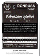 2017 Donruss Christian Yelich