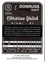 2017 Donruss Christian Yelich #113