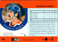 1990 Pro Set Charlie Huddy #85