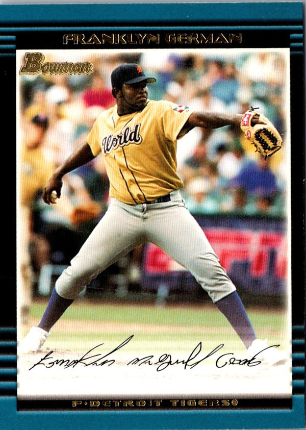 2002 Bowman Draft Picks & Prospects Franklyn German #BDP146 Rookie