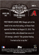 2013 Topps Making Their Mark Tyler Skaggs
