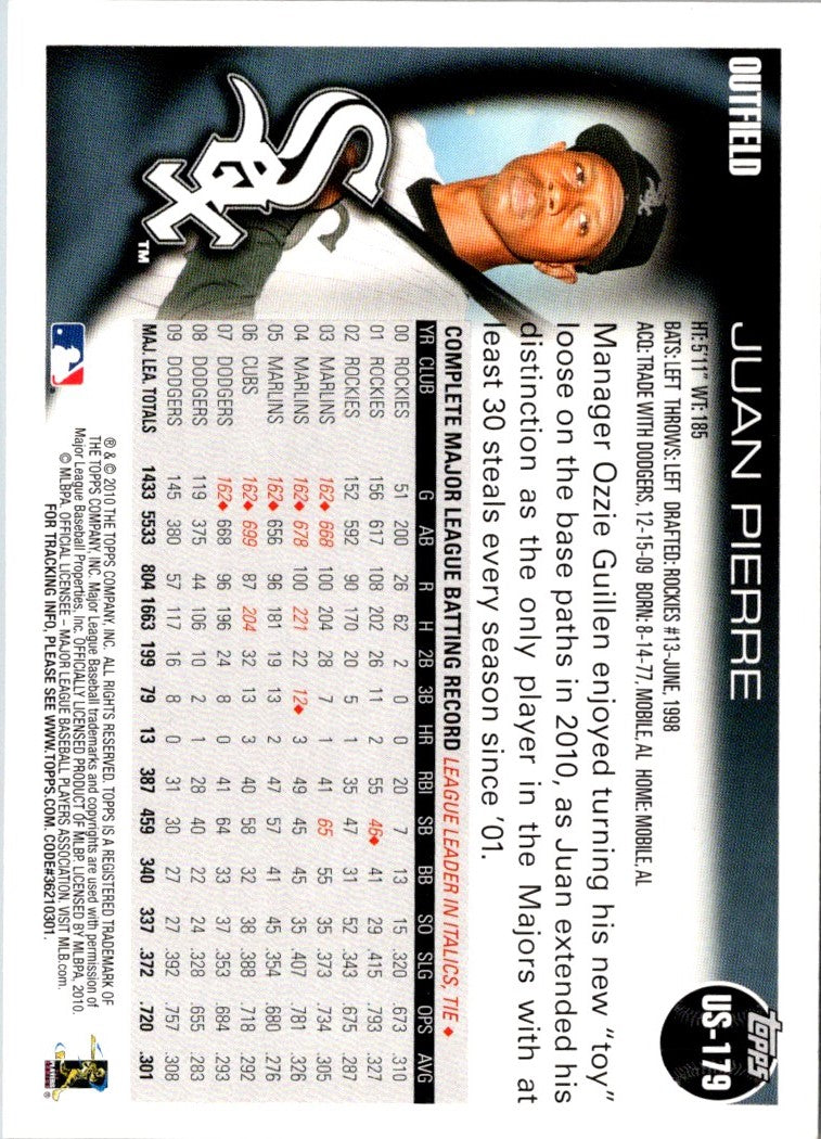 2010 Topps Update Juan Pierre