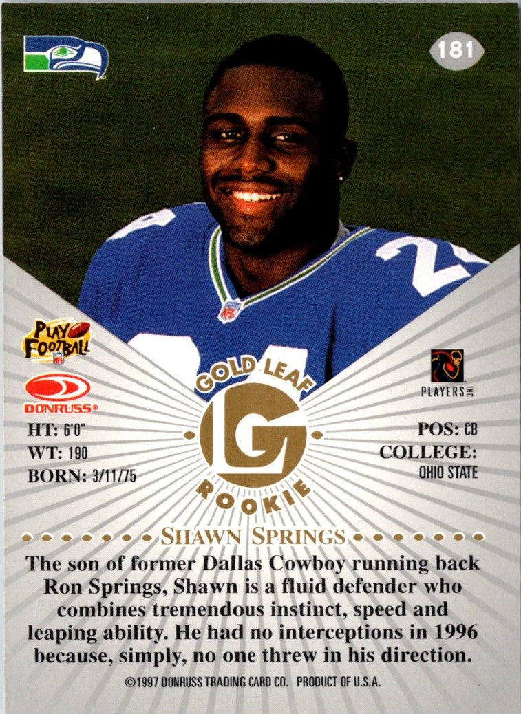 1997 Leaf Shawn Springs