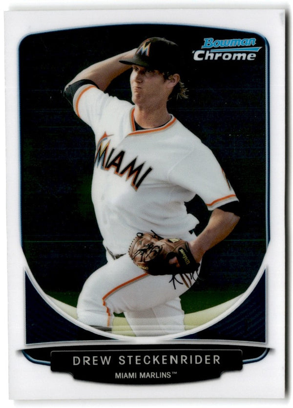 2013 Bowman Chrome Prospects Drew Steckenrider #BCP183