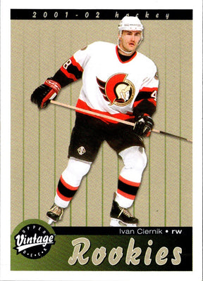 2001 Upper Deck Vintage Ivan Ciernik #290 Rookie