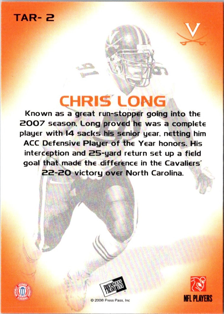 2008 Press Pass Chris Long