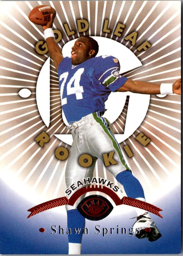 1997 Leaf Shawn Springs #181 Rookie