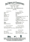 2010 Topps Allen & Ginter Carlos Zambrano