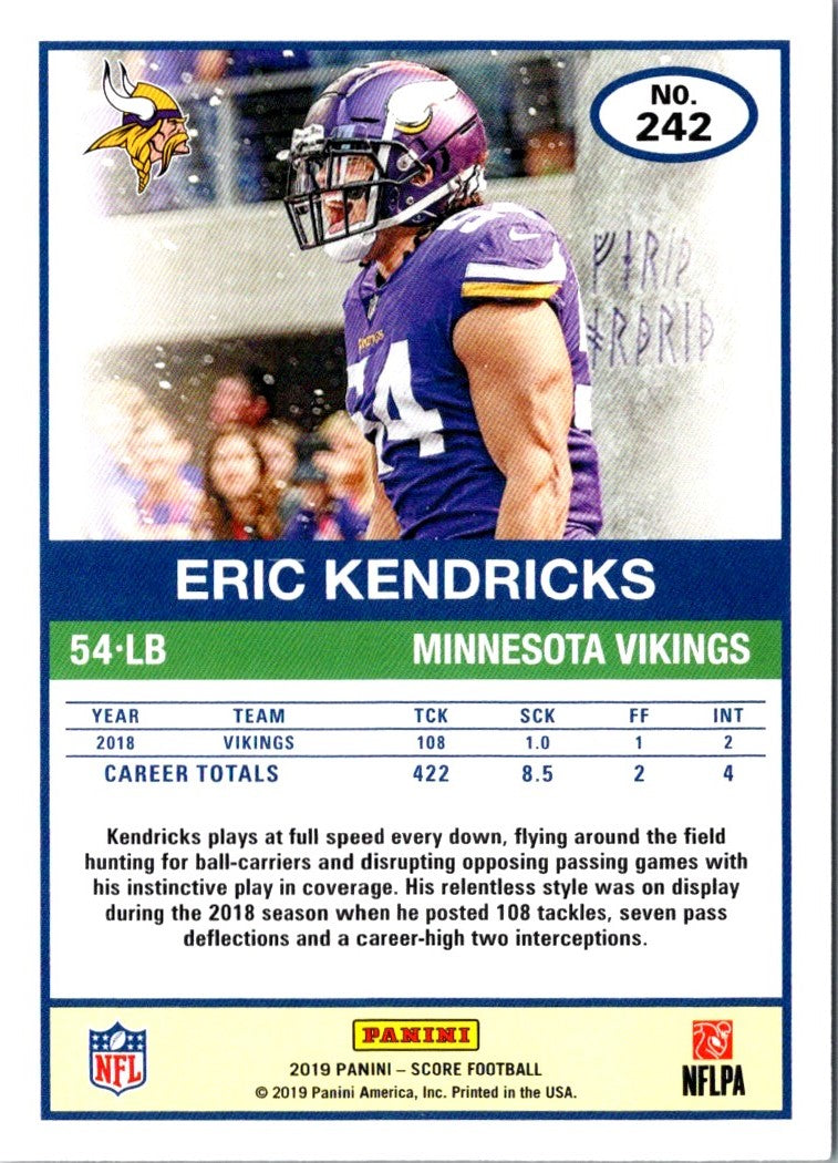 2019 Score Eric Kendricks