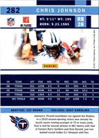 2011 Score Chris Johnson #282