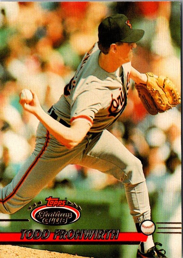 1993 Stadium Club Todd Frohwirth #445
