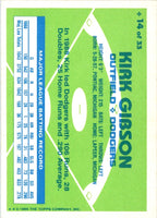 1989 Topps Hills Team MVP's Kirk Gibson #14