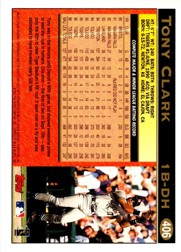 1997 Topps Tony Clark